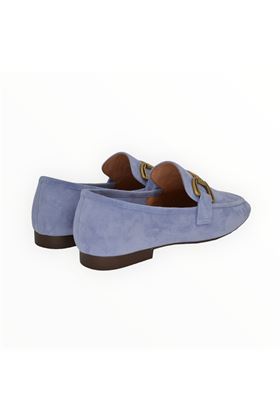 Mocassino donna in camoscio colore celeste. BIBI LOU- | 582Z30-CELESTE
